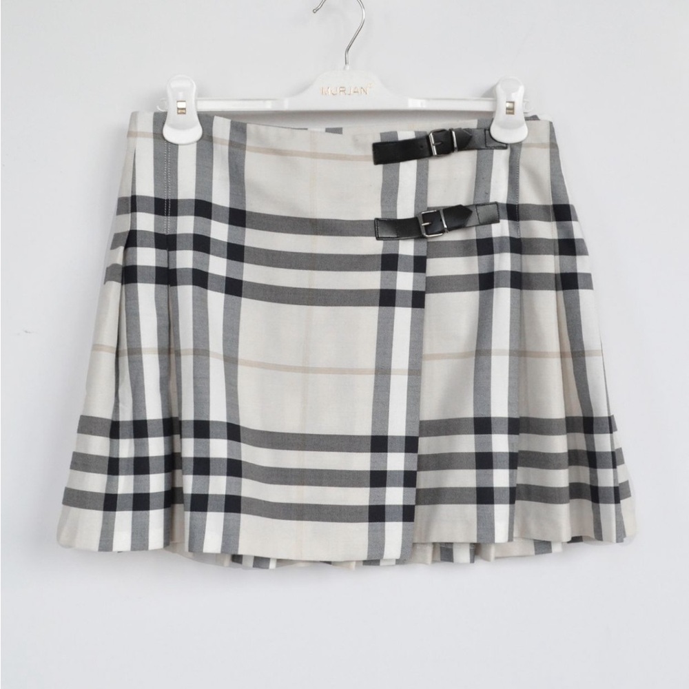Burberry Plaid Mini Skirt